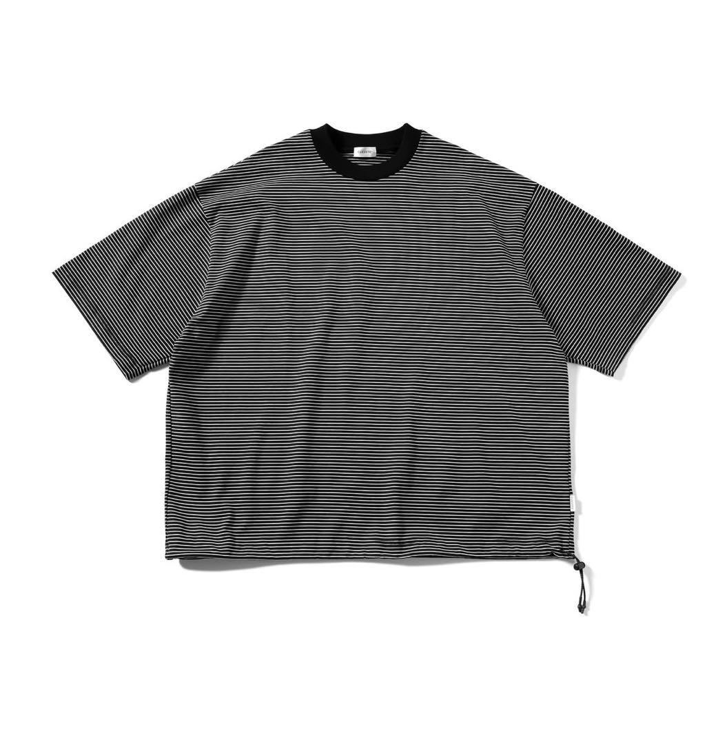 トップス STRIPED MASSIVE T-SHIRT WITH DRAWSTRINGS
