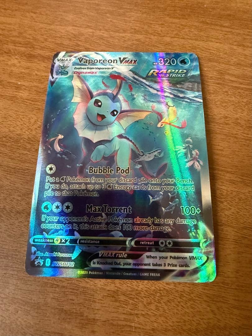 (値下げ)シャワーズ VMax 海外版