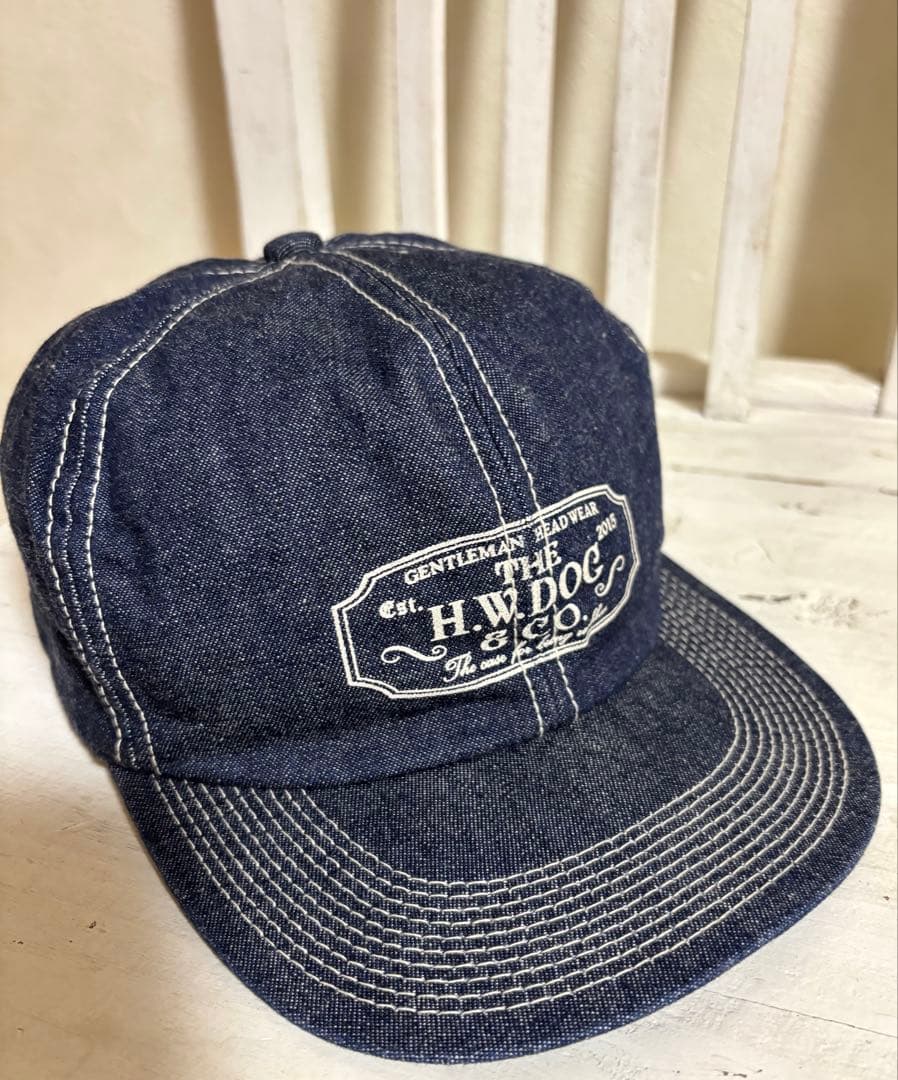 THE H.W.DOG&CO. hwdog トラッカー キャップ ブルー デニム