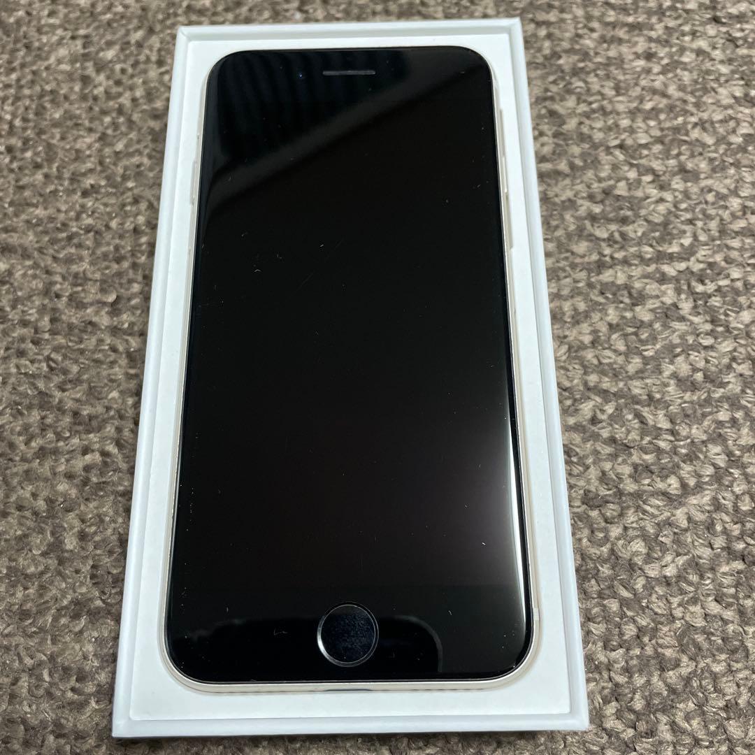 iPhone SE (第3世代) 128GB 箱あり、充電ケーブル未使用