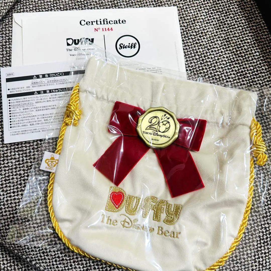 【限定品】シュタイフ ダッフィー 白タグ 箱付 クリスマス テディベア