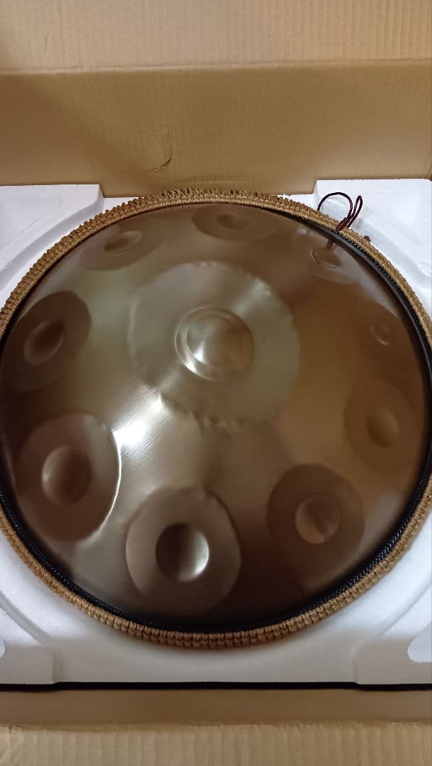 新品 19インチ 12音 ハンドパン 432hz スチールタングドラム 打楽器