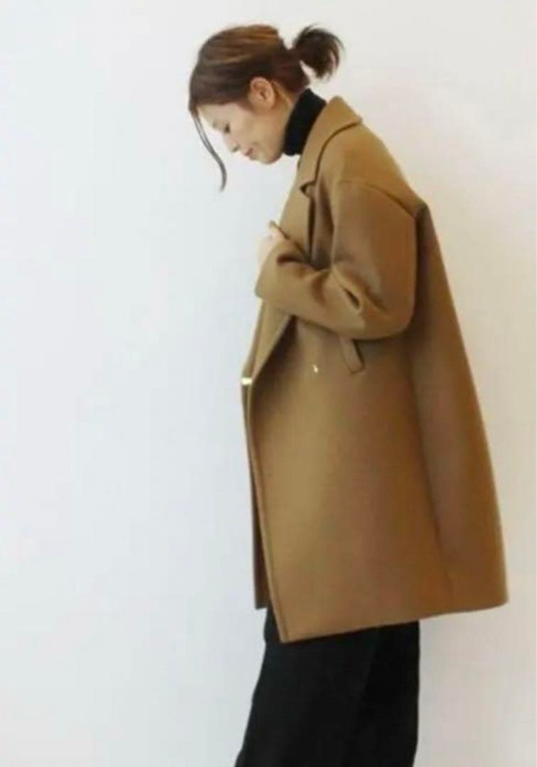★１月末までの出品★ Deuxieme Classe キャメル チェスターコート