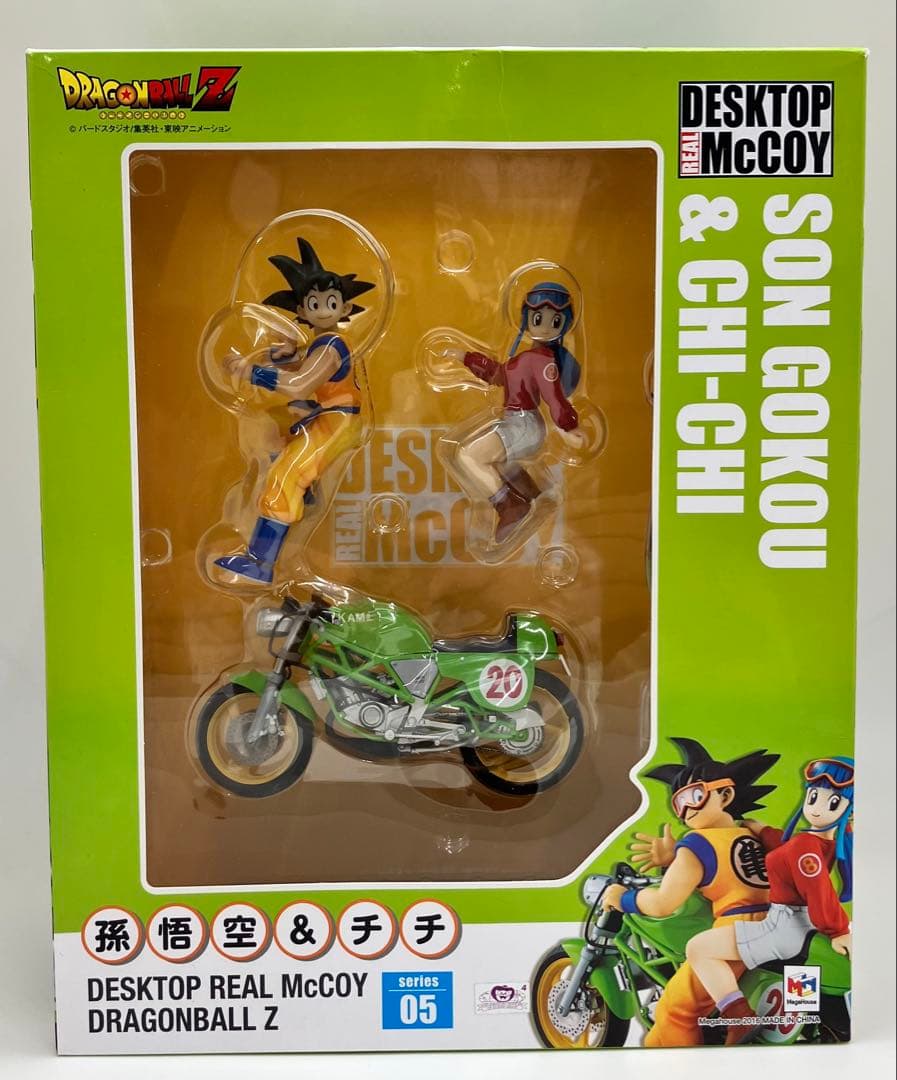 デスクトップリアルマッコイ 孫悟空&チチ ドラゴンボール　フィギュア