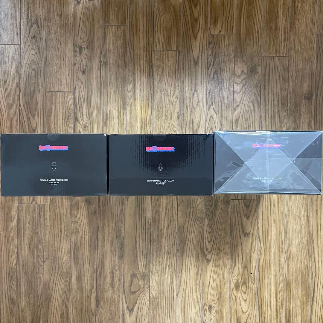 新品未開封3点セット BE@RBRICK SHAREEF 1.2.3 シャリーフ
