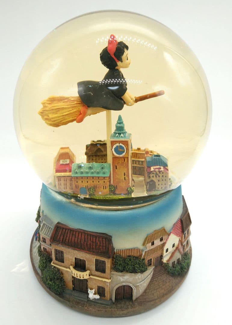 魔女の宅急便 ウォーターボール スノードーム　キキ　コリコの町並み