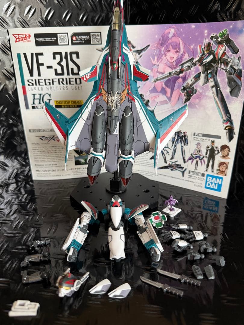 hg VF-31S ジークフリード　メルダース機　完成品
