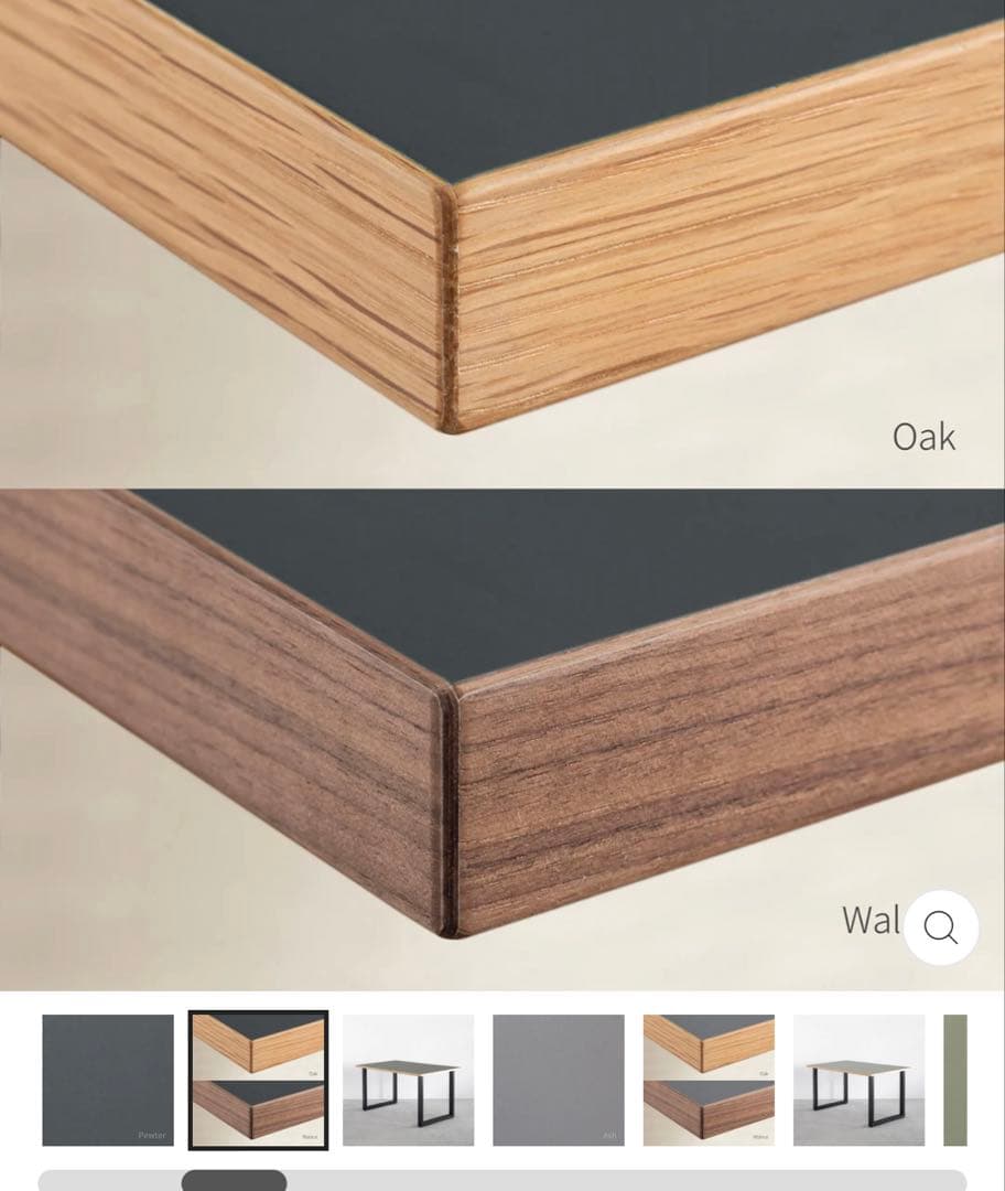 5/4までKANADEMONO リノリウムPewter 130×80センチ