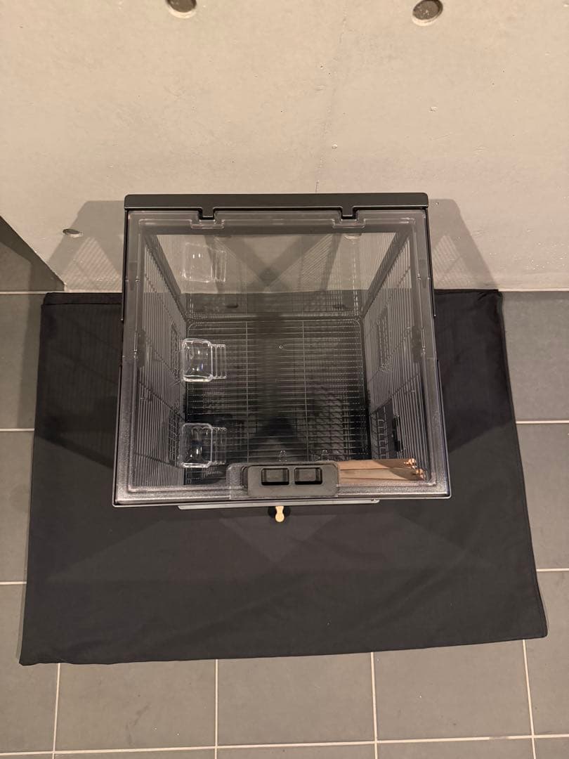 インコケージ　ミニマルランド バードパレス クリアスクリーン 40BK