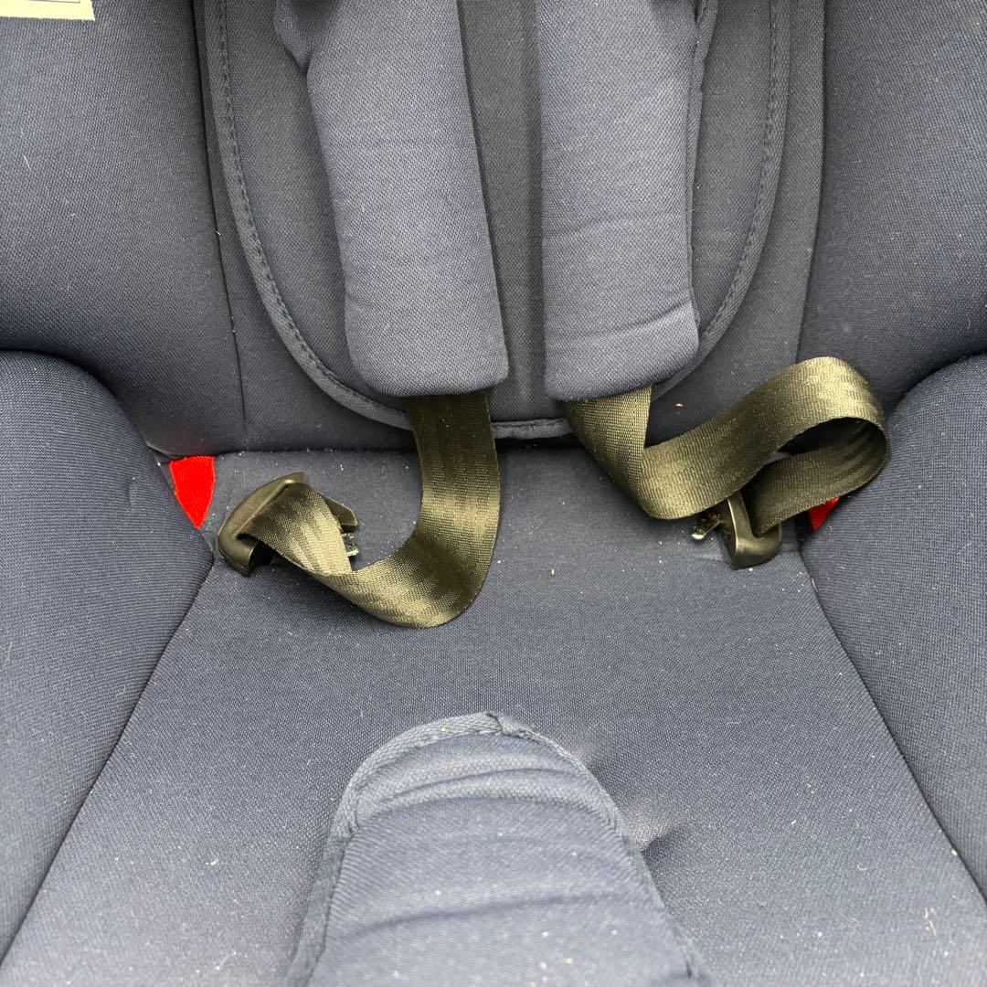 極美品　アイリスプラザ ISOFIX シートベルト固定 チャイルドシート