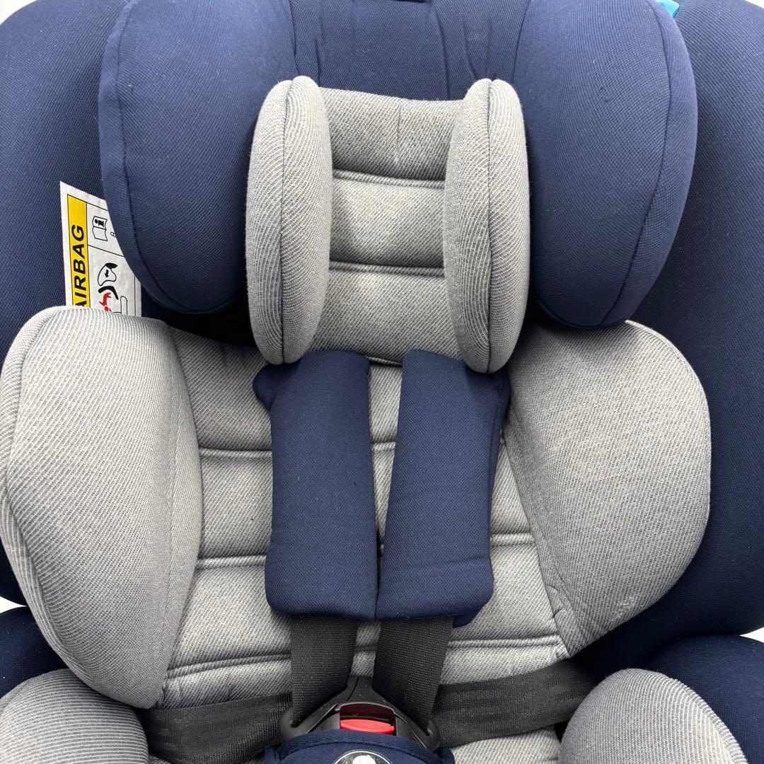 極美品　アイリスプラザ ISOFIX シートベルト固定 チャイルドシート