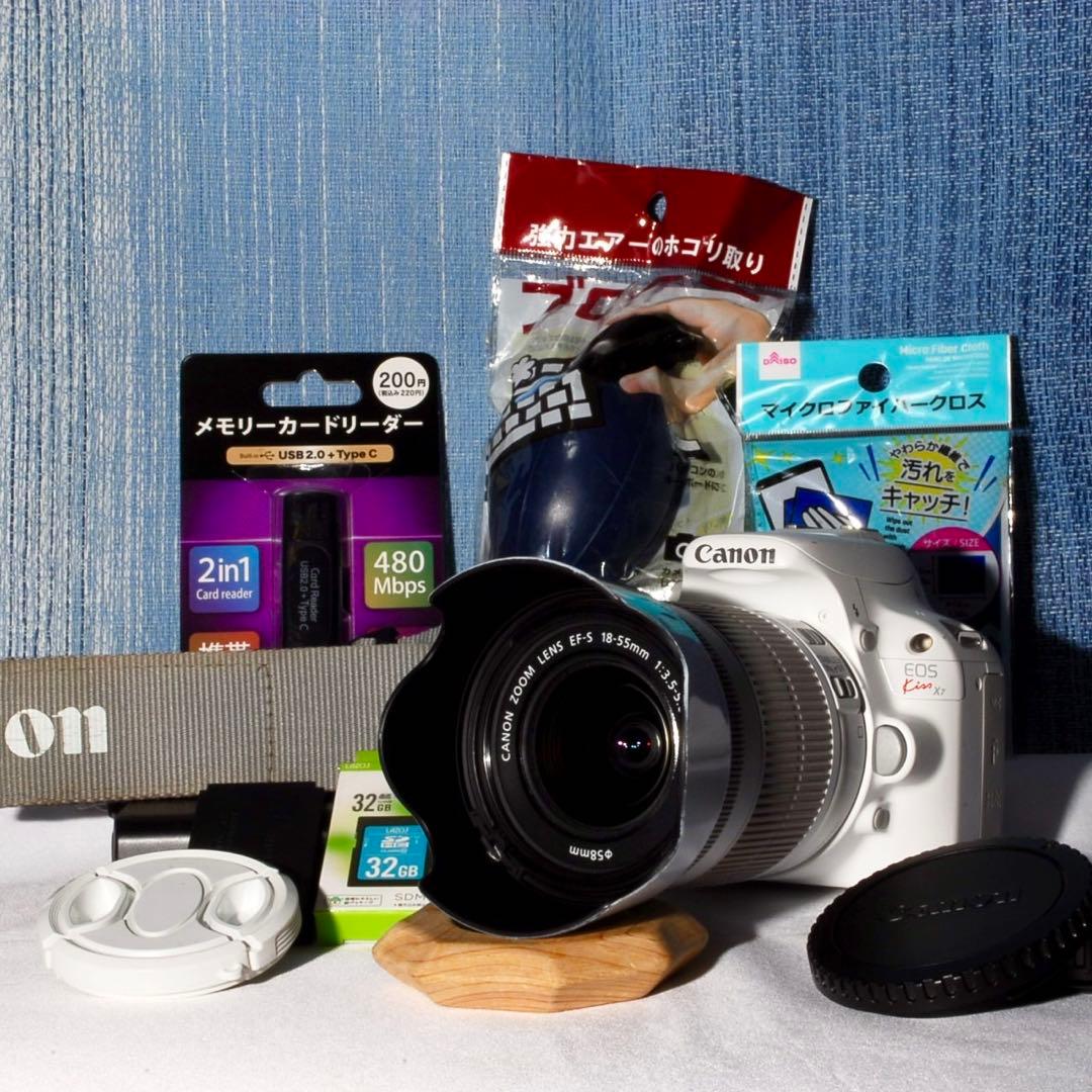 Canon EOS Kiss X7 ♥️超可愛い真っ白ボディ♪