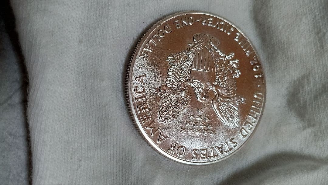 ラ*ム様 イーグル銀貨ウォーキングリバティ1オンス銀貨