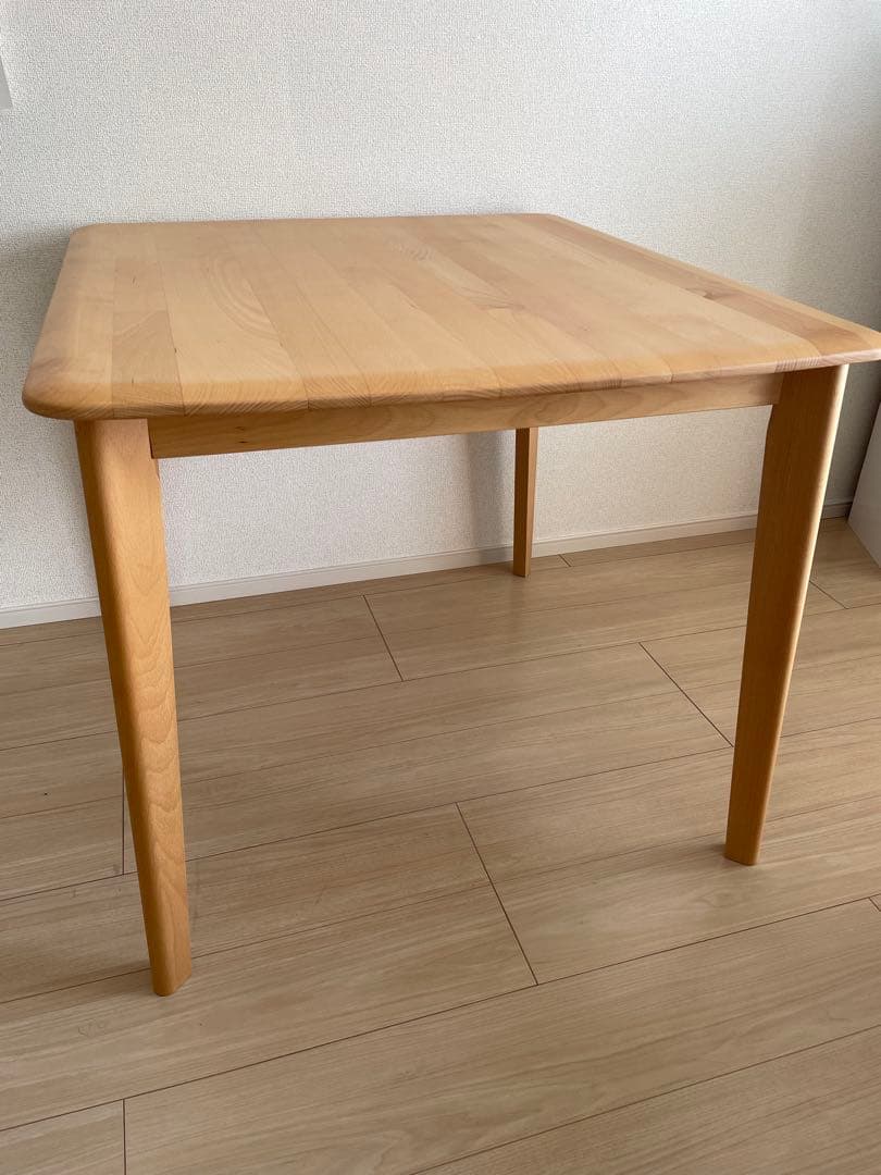 ※最終値下げ　【送料込み】ニトリ　無垢材　ダイニングテーブル