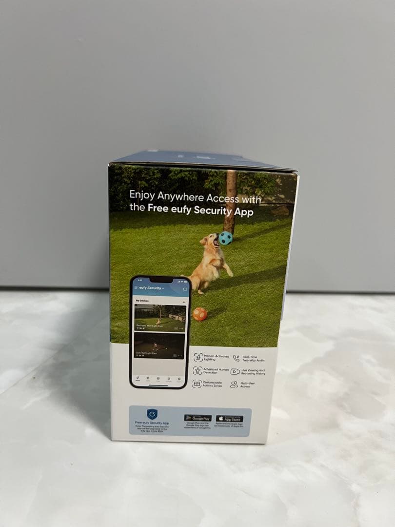 【新品】eufy Solar Wall Light Cam S120