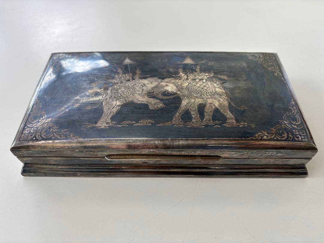 ヴィンテージ　シガーケース　スターリングシルバー925