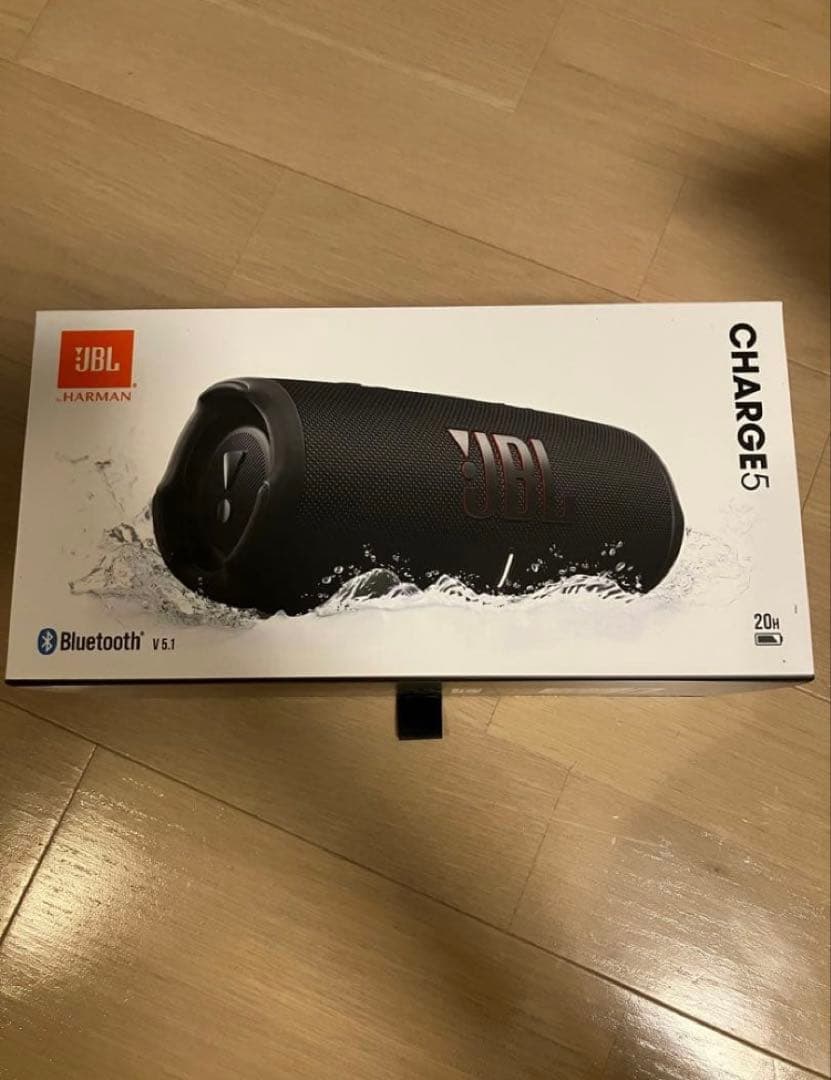 【新品未使用】JBL Charge 5 ブラック Bluetoothスピーカー