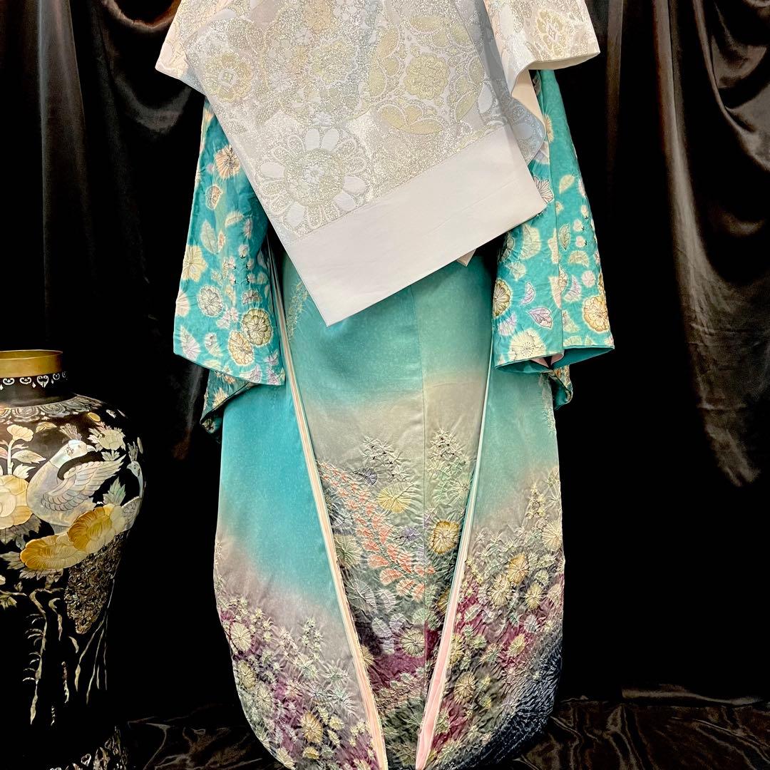 ■逸品■作家落款入り■辻が花■花絞り■正絹振袖フルセット■成人式■振り袖