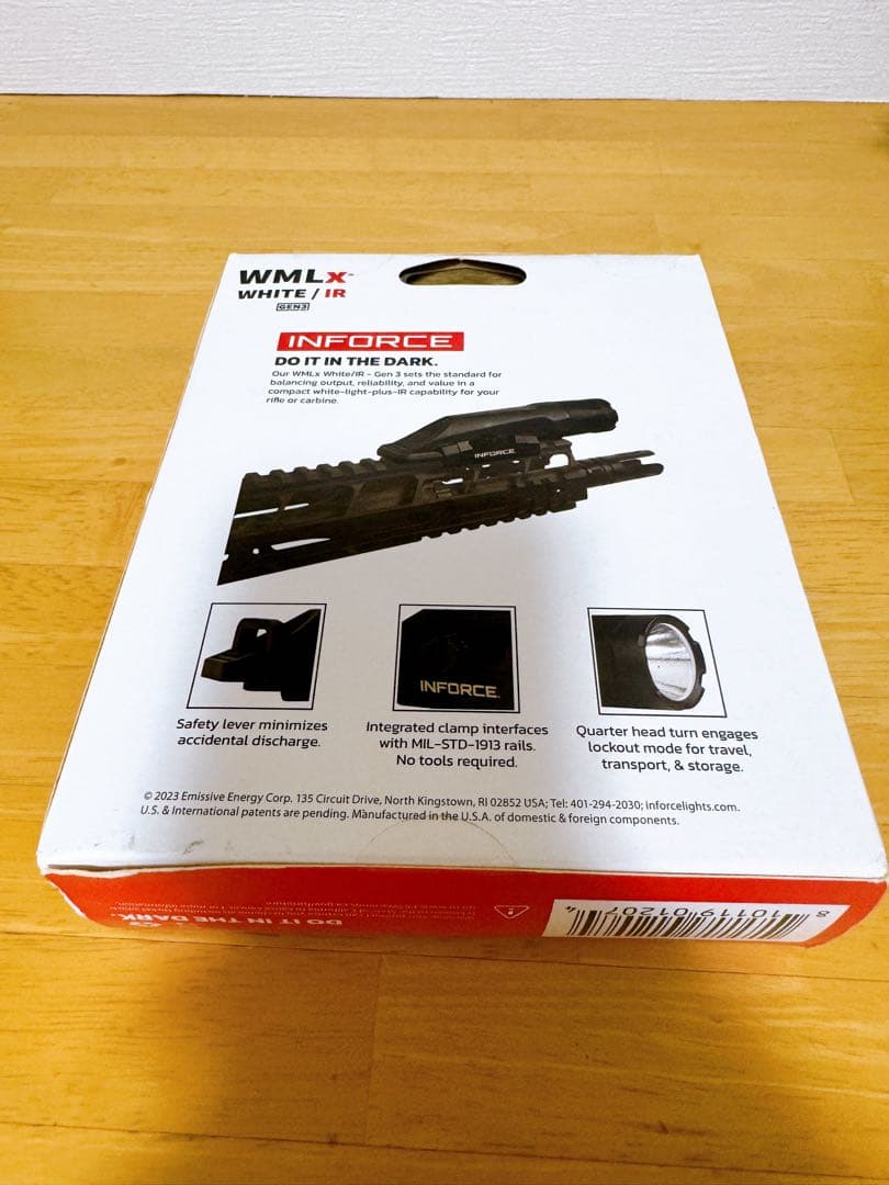 Inforce WMLx ホワイト/IR Gen 3 ライト　タクティカルライト