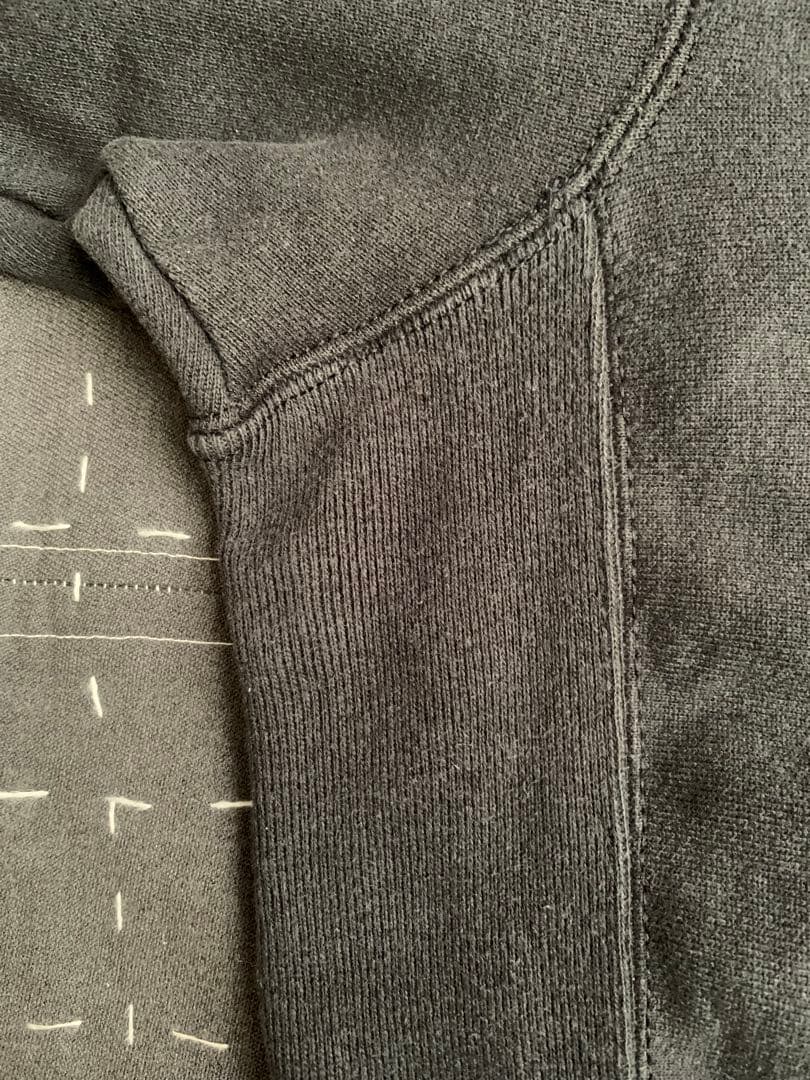 希少 90s XL FISHBONE vtg スウェット ブラック リバース 黒