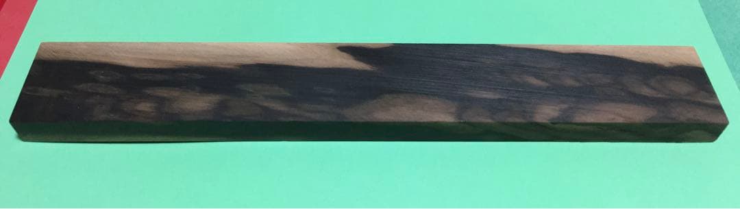 黒柿　(緑孔雀杢) 超美材