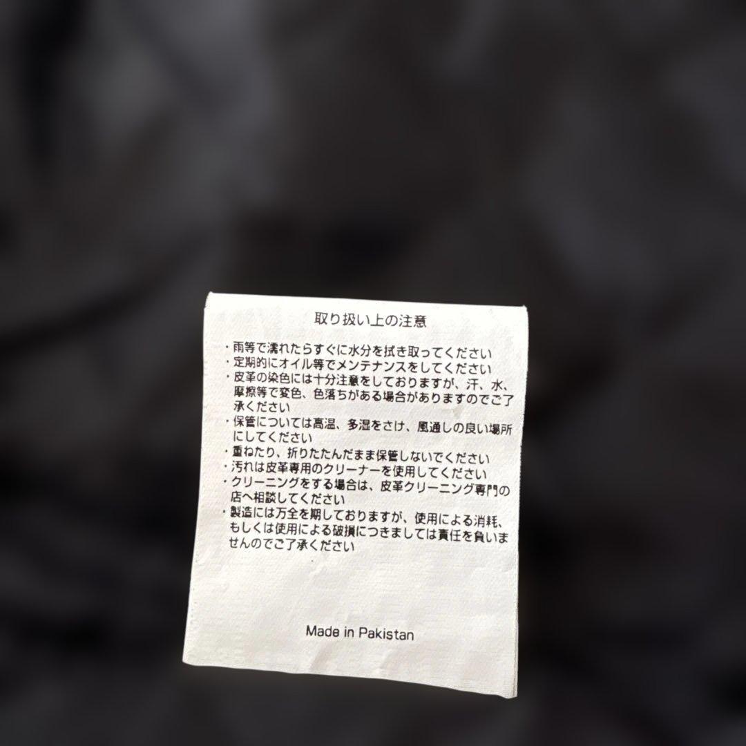 【ビックサイズ】美品　フリーダム　シングルライダースXL 黒　水牛革　ノーカラー