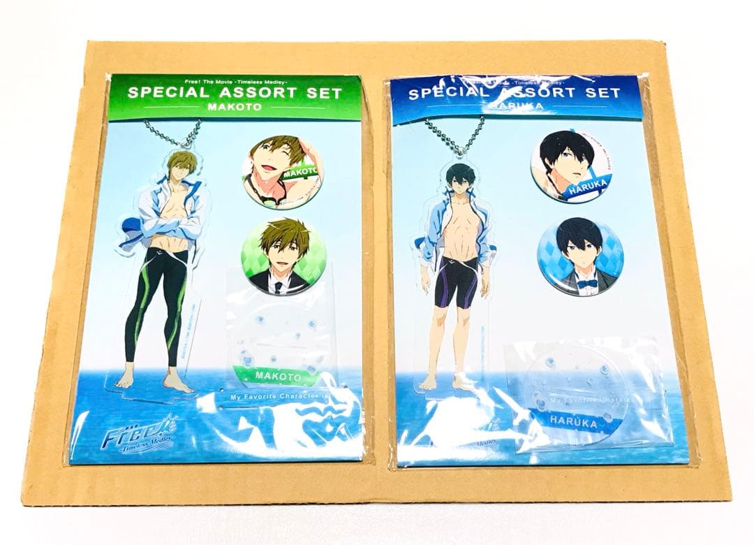 未開封品◎七瀬遙＆橘真琴 スペシャルアソートセット Free! 総作監 西屋太志