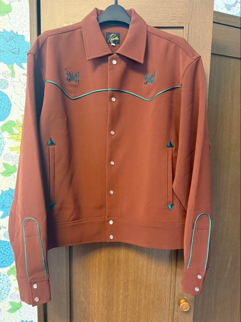 も*ー様 ニードルス　ブラウン刺繍カジュアルジャケット
