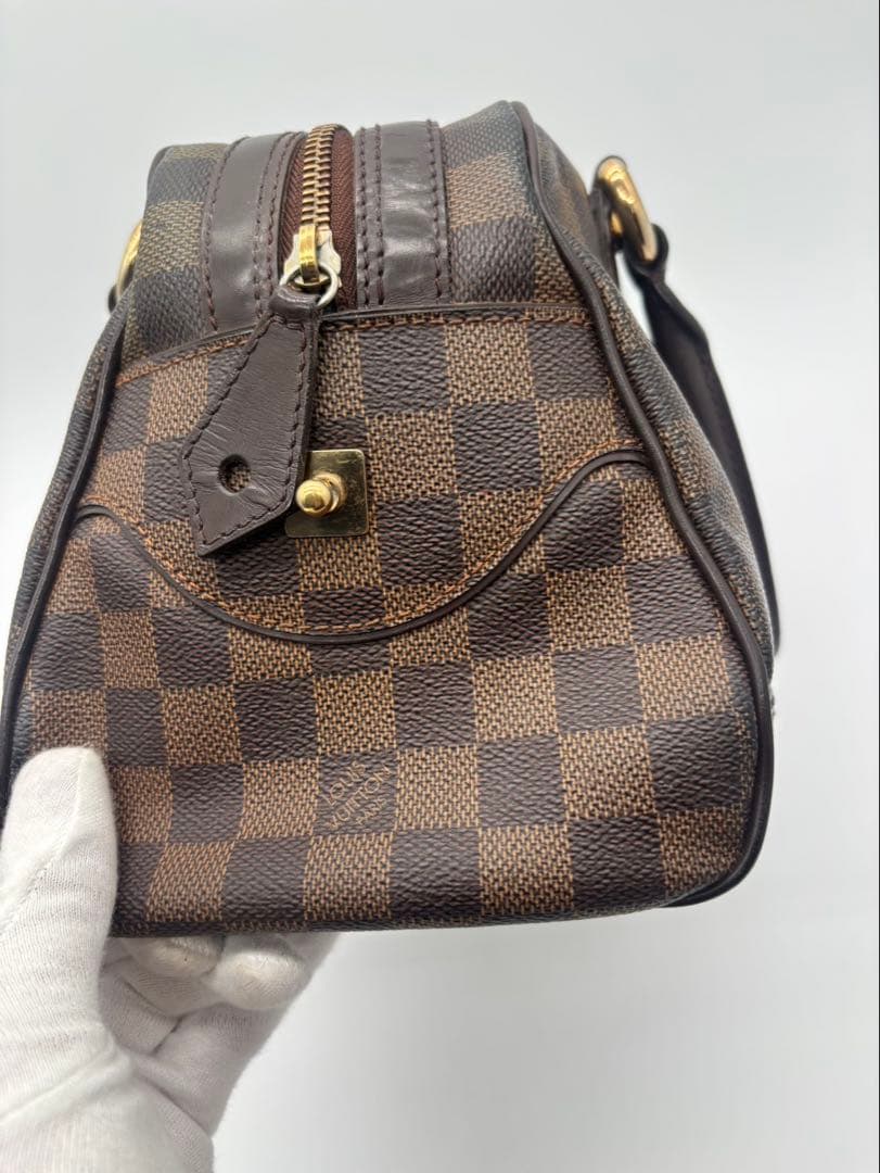 鑑定済 LOUIS VUITTON ルイヴィトン ダミエドゥオモ N60008