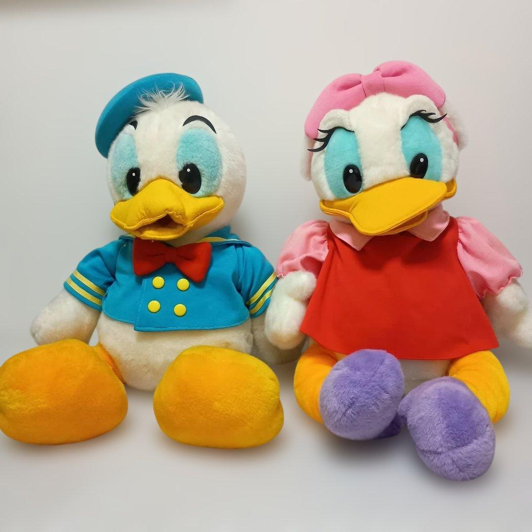ディズニー　ドナルドダック　デイジービッグぬいぐるみ2体セットディズニーリゾート