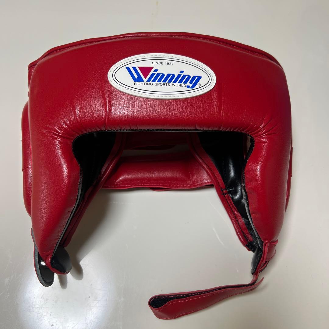 Winning ボクシングヘッドギア 赤