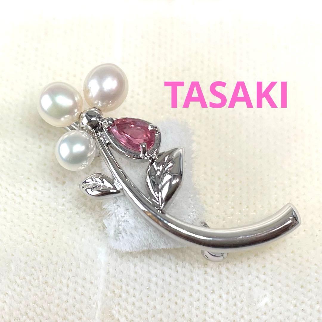 田崎真珠　パールブローチ　入学式　卒業式　コサージュ　本真珠　ブランド　刻印