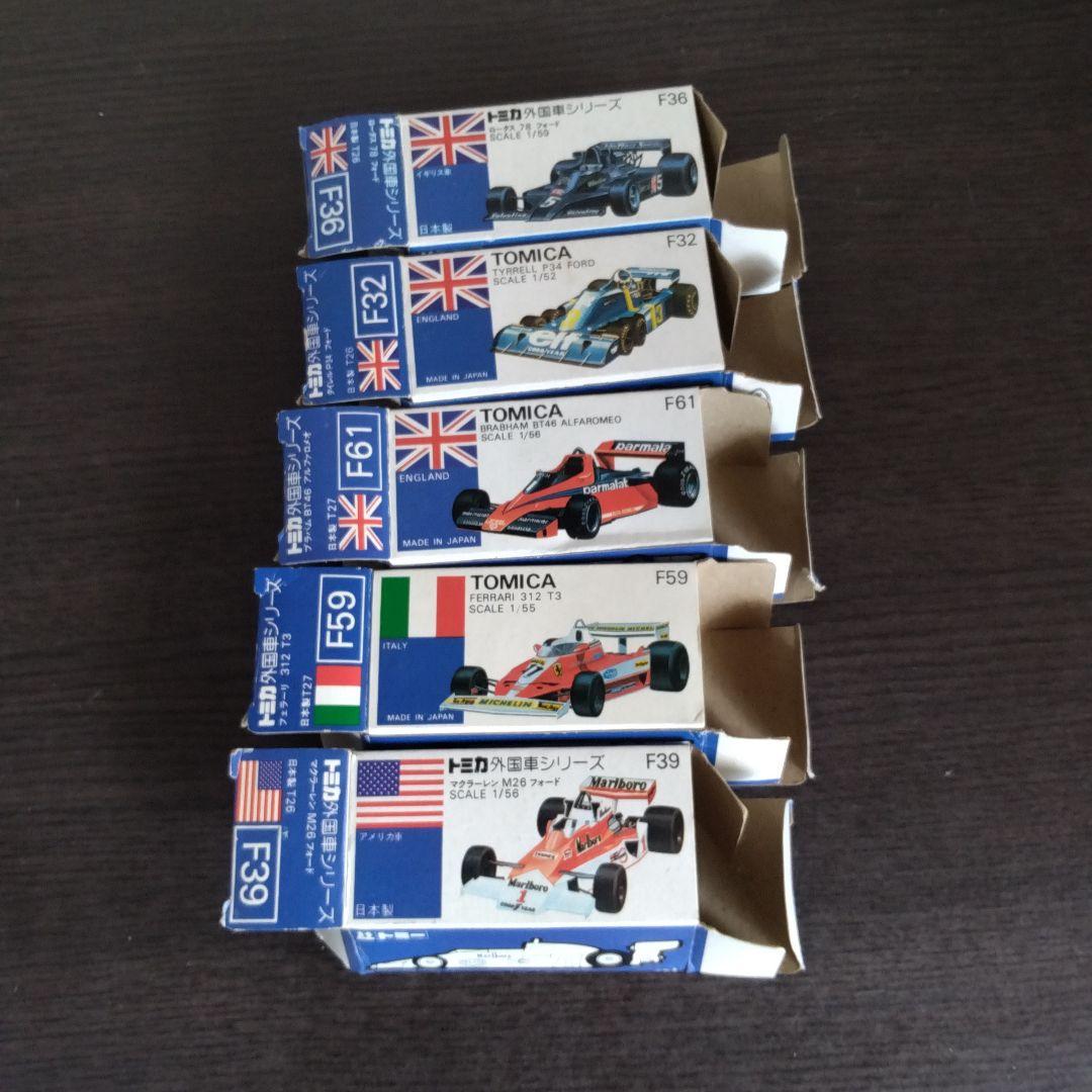 トミカ 青箱ミニカー Ｆ1セット
