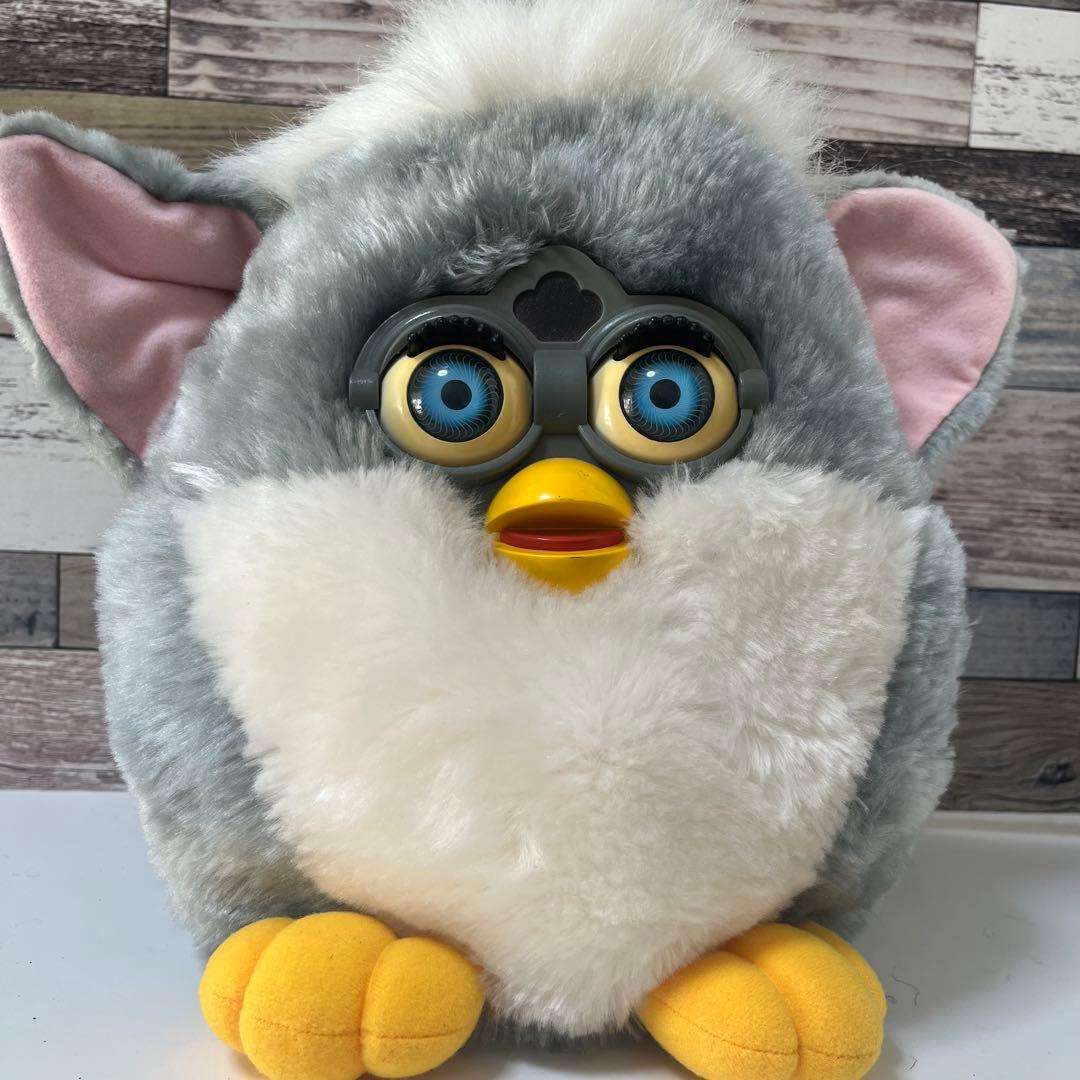 ファービー　初代　リュック　バックパック　鞄　furby　グレー　#6
