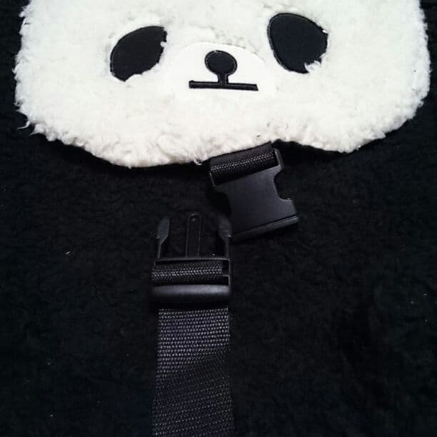 保留中。再お値下げ！パンダモコモコショルダーバック。