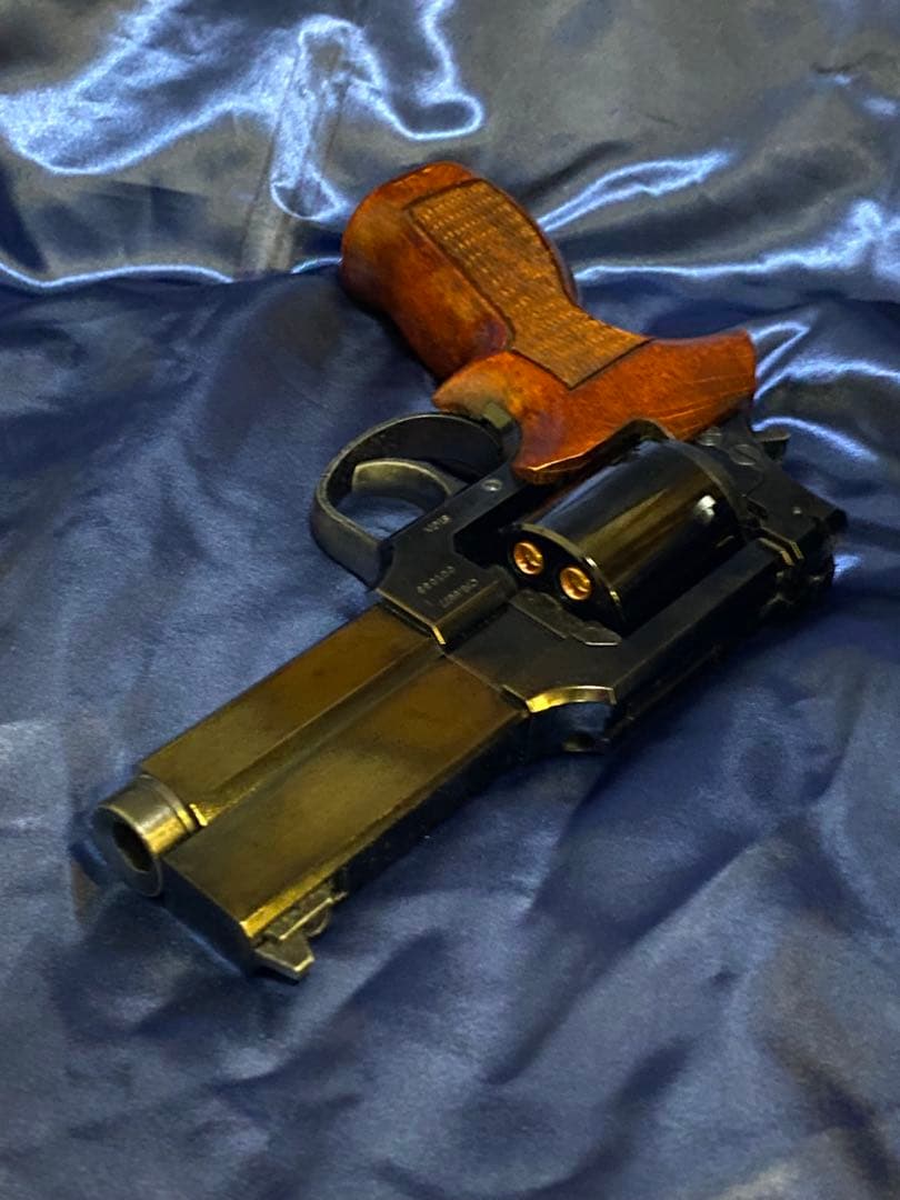 最終値下げ！　マルシン　マテバ　4インチWディープブラック　ウッドグリップ