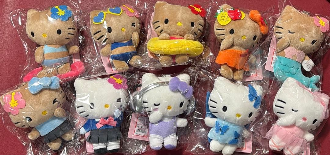 アベイル　ハローキティ 50周年 マスコットチャーム 10個セット　②