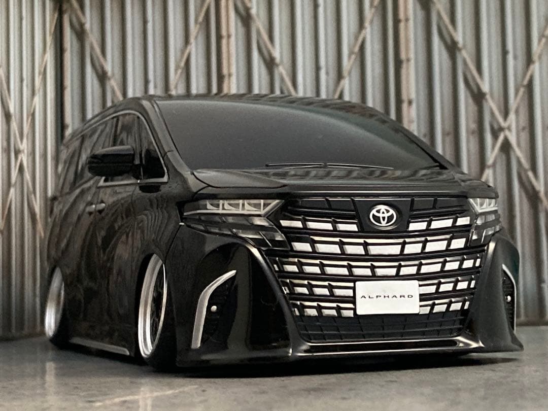 1/24新型アルファード・ブラック（カスタム品）