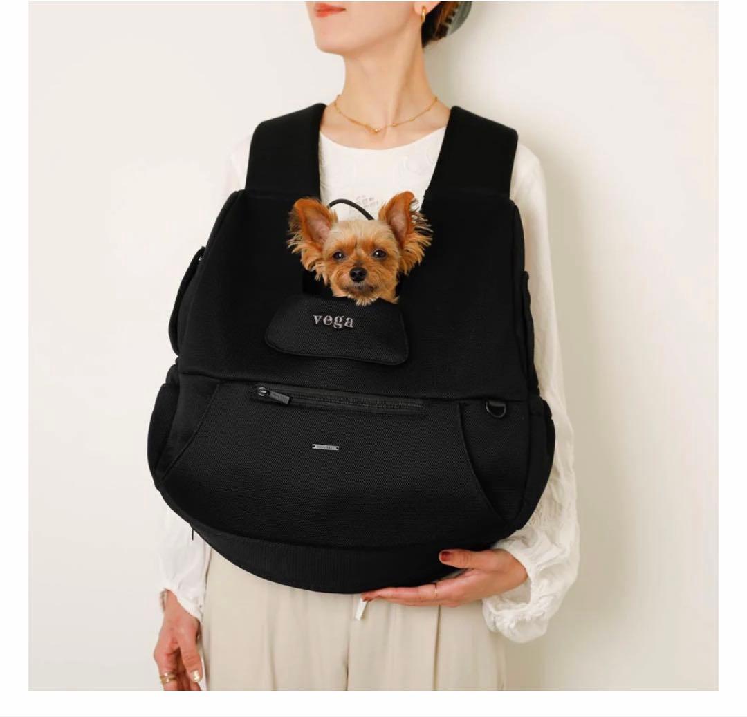 moncheri モンシェリ 犬用キャリーバッグ ブラック M