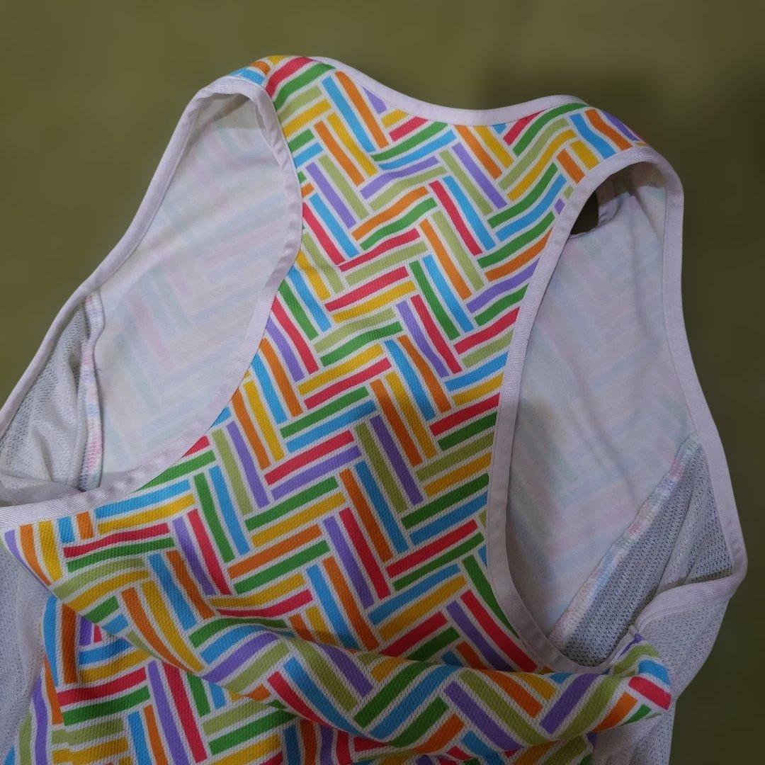 ALPHAICON 幾何学模様 メッシュ犬服 1XL サマークーリングタンク