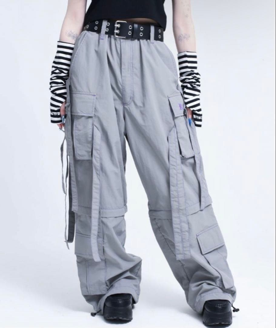 REFLEM レフレム セパレート ワイド アジャスター パンツ グレー