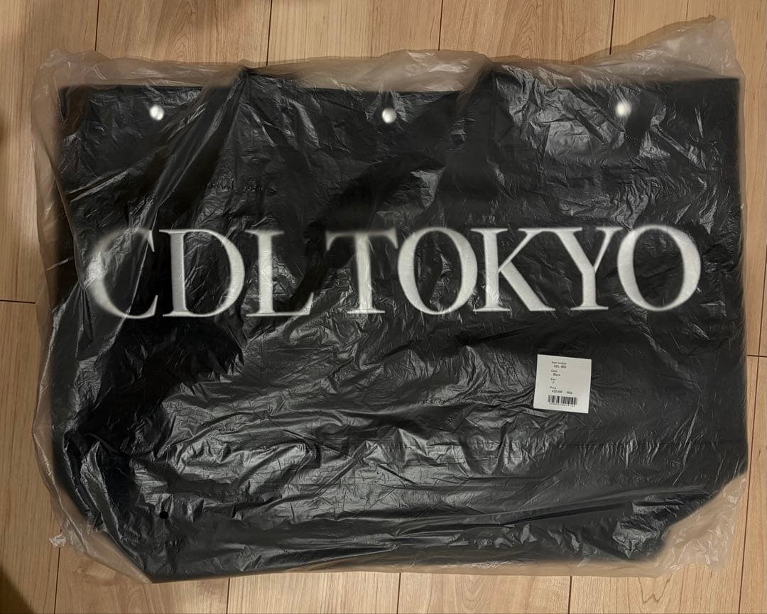 CDL TOKYO Faux Leather Travel Bag 黒 ØMI