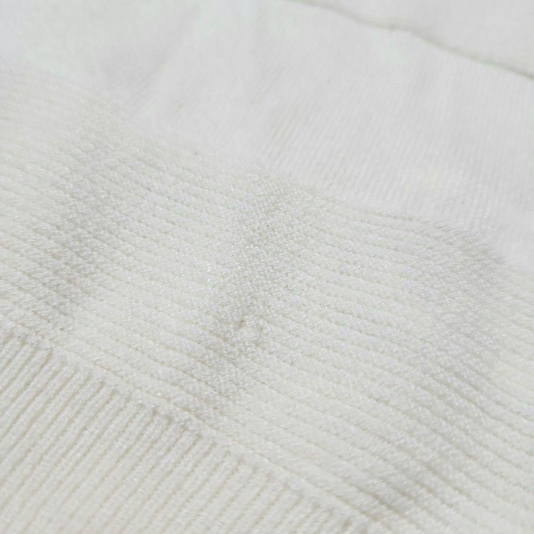 PEARLY GATES☆2023ストレッチ防風保温ボーダーツインニット1M白