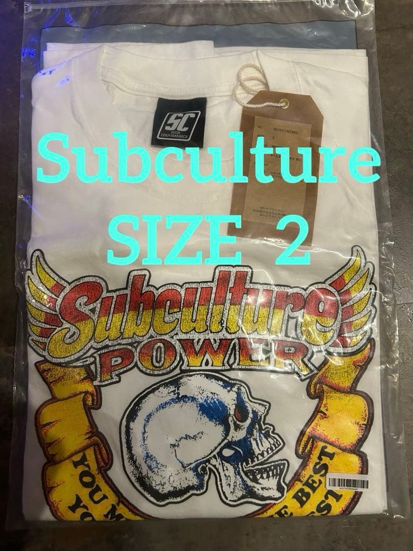 サブカルチャー SC subculture Tシャツ 新品未開封　サイズ2