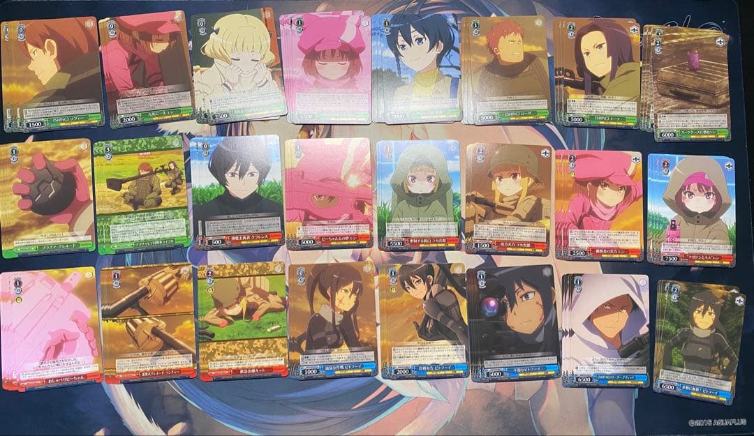 ヴァイスシュヴァルツ SAO ガンゲイルオンラインRR以下各4コン＋TD＋PR