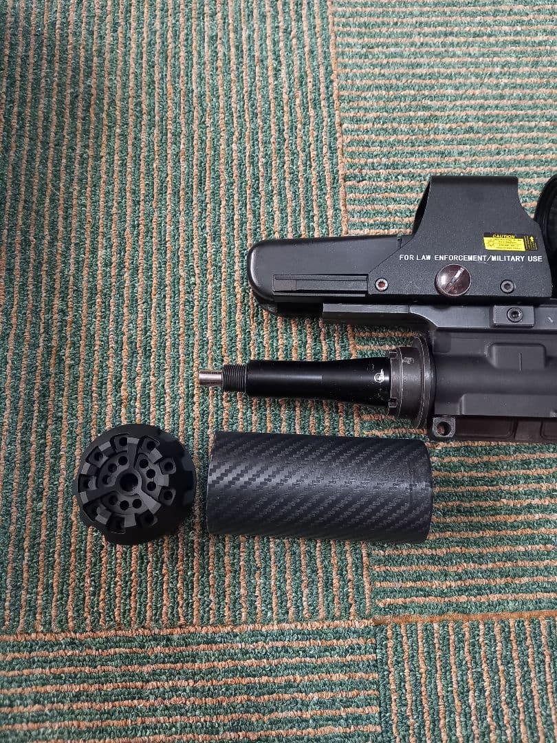 東京マルイ　MWS ショートガスガン ブラック/タン 光学機器付き　アッパー付き