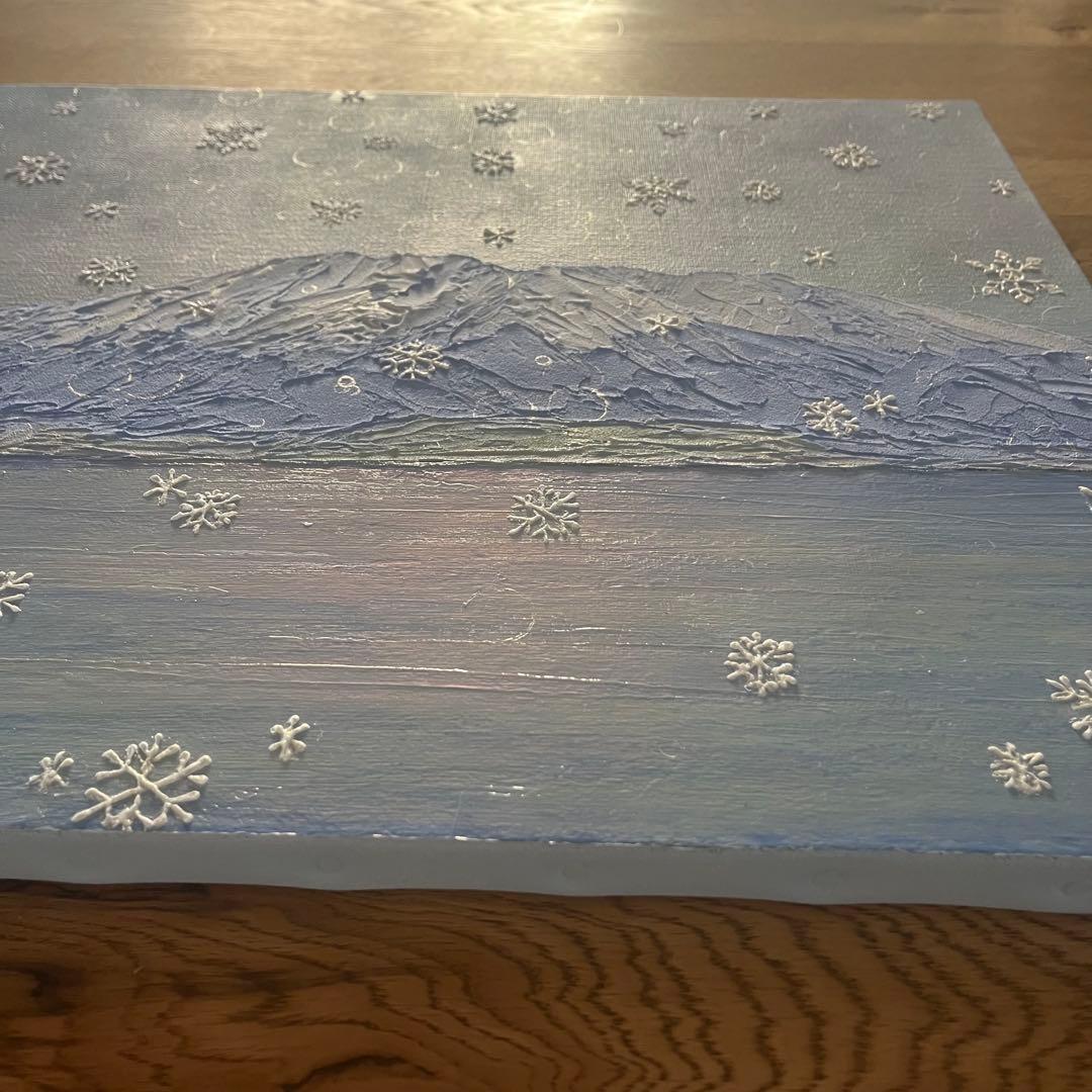 【a。様　order work】 桜島 アート 絵画 山の絵
