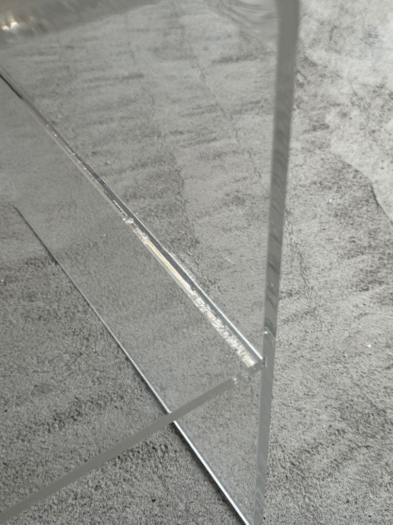 アクリルローテーブル　ミッドセンチュリー　スペースエイジ