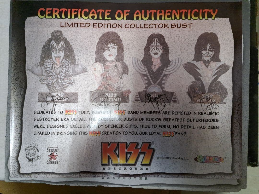 【超レア】KISS ポール・スタンレー バストスタチュー
