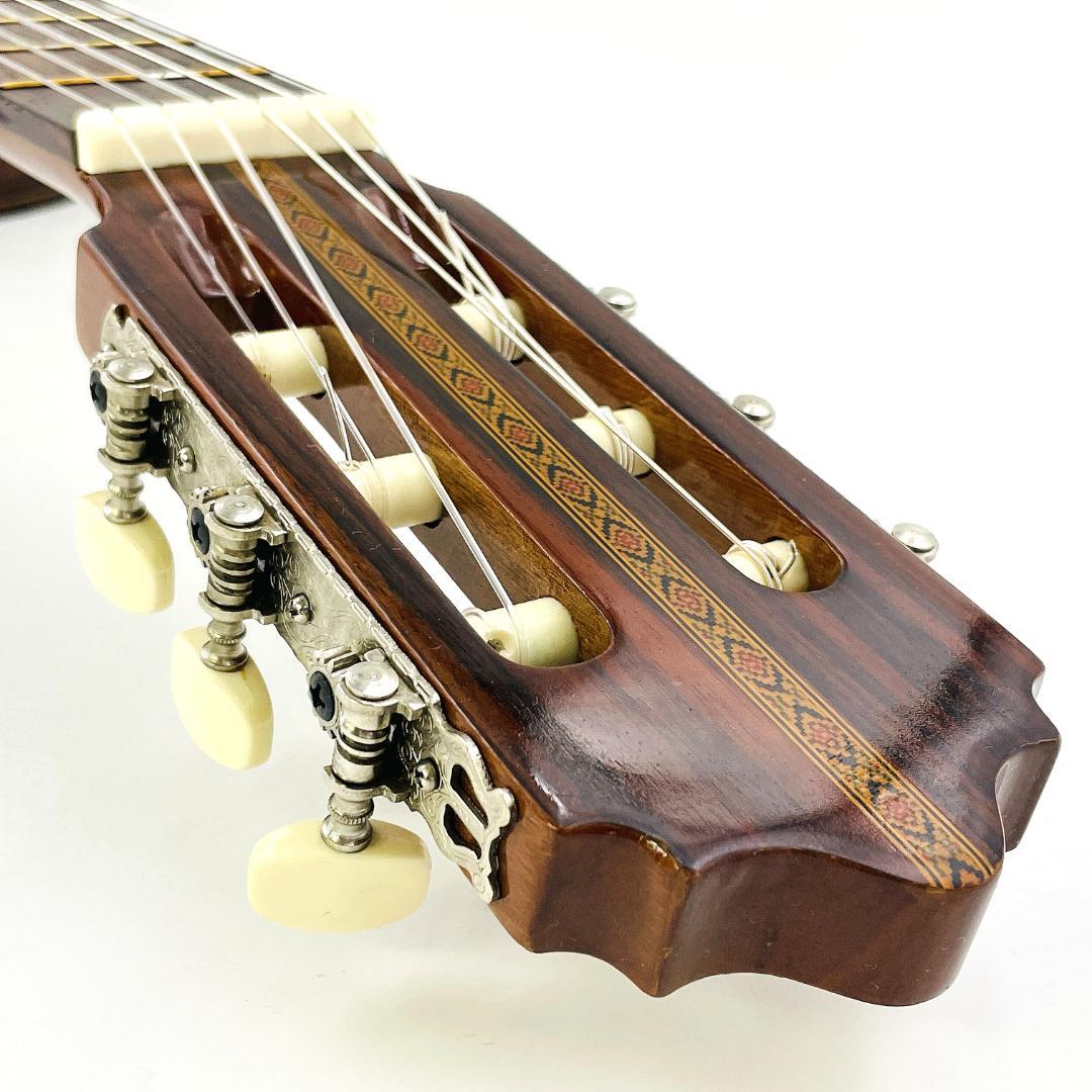 美品 杢目 当時物 ZEN-ON No.100 全音 ガットギター【整備品】